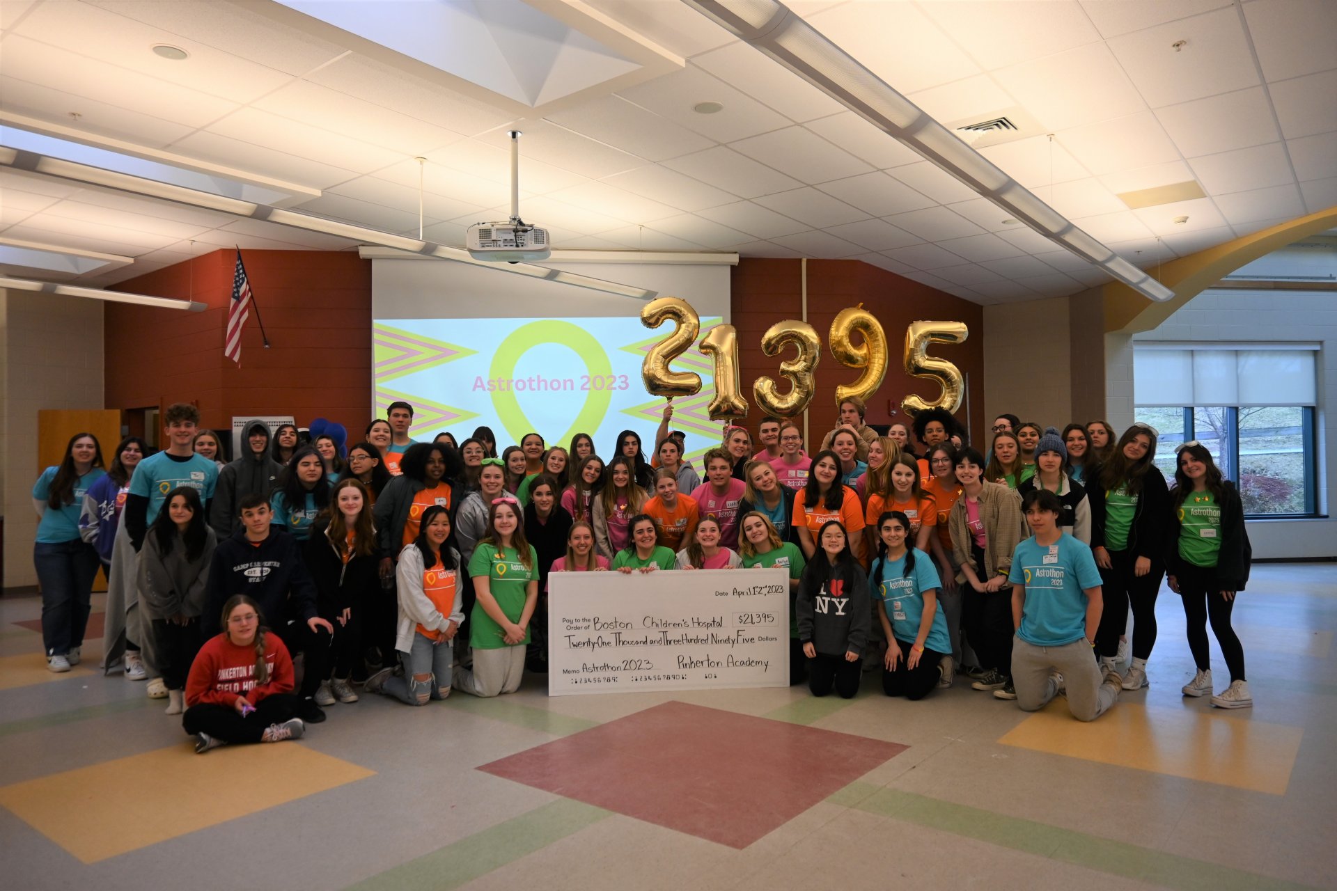 Pinkerton Academy Students Raise $21,780 for Boston Children’s Hospital