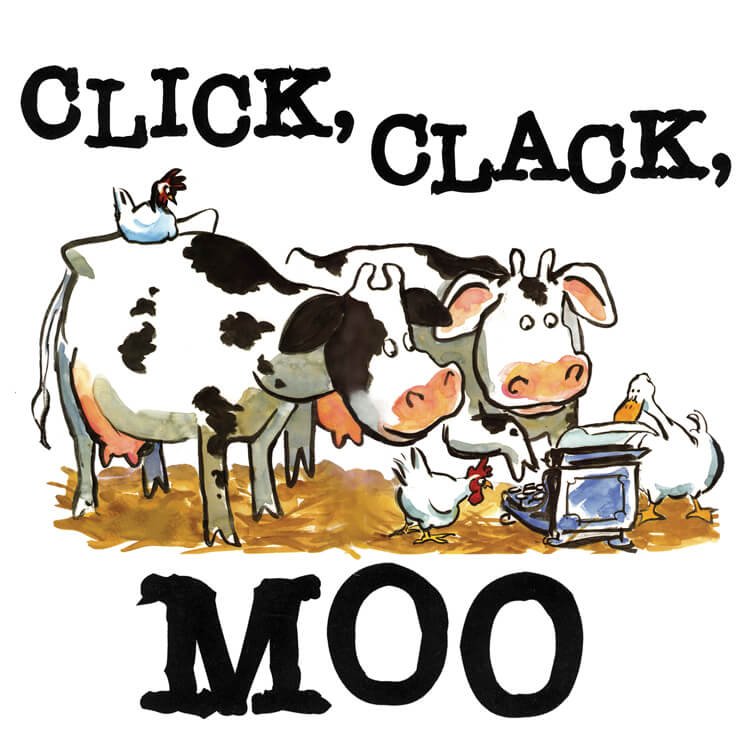Click, Clack, Moo April 2nd, 10am
